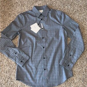 Calvin Klein slim fit button down collared long sleeve shirt